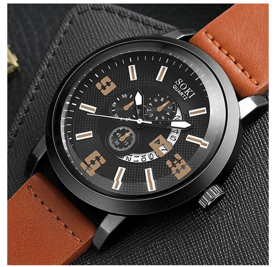 Quartz Wristwatch Set - Trunkdudez
