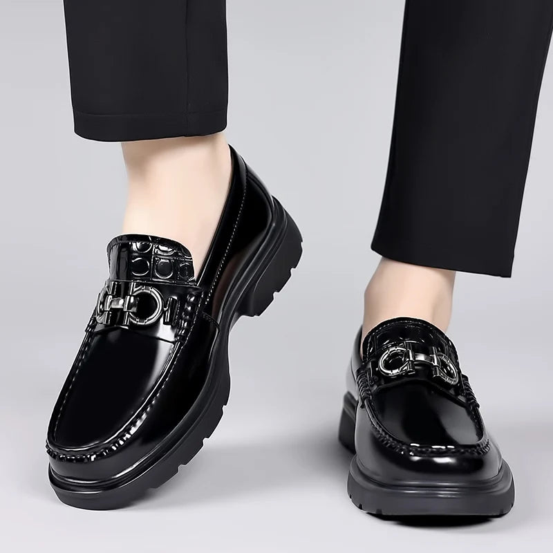 Leather Loafer Business Shoes - Trunkdudez