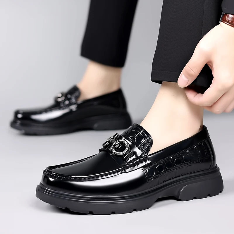 Leather Loafer Business Shoes - Trunkdudez