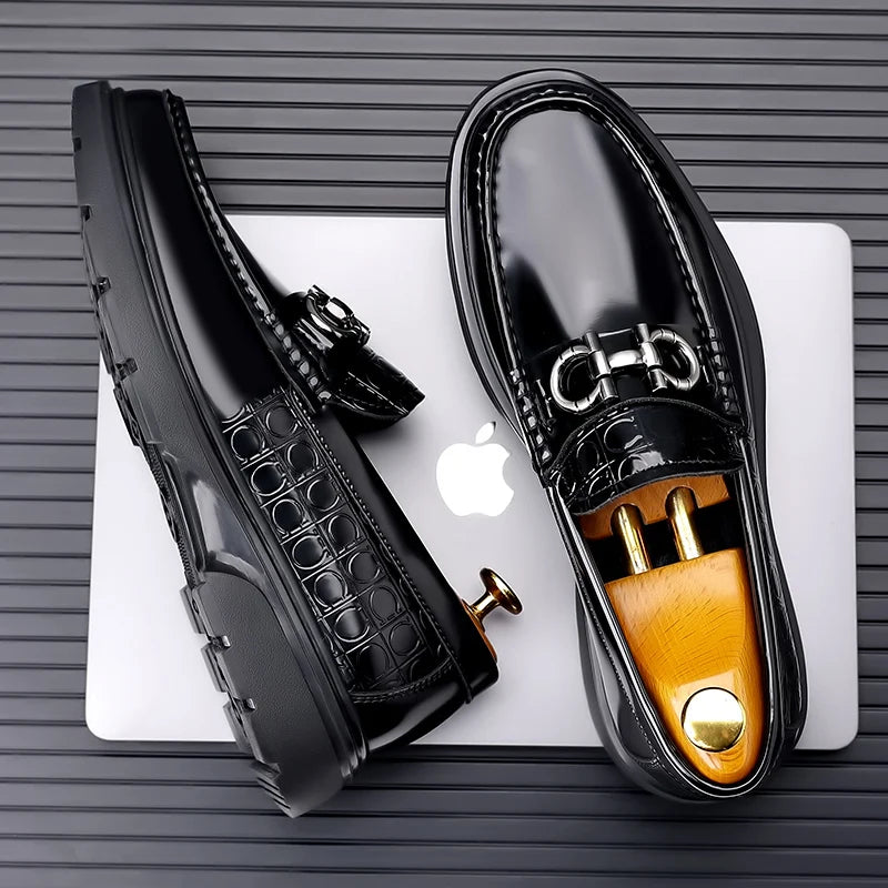 Leather Loafer Business Shoes - Trunkdudez