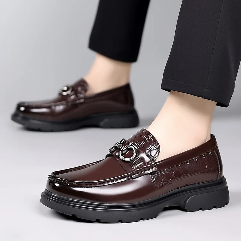 Leather Loafer Business Shoes - Trunkdudez