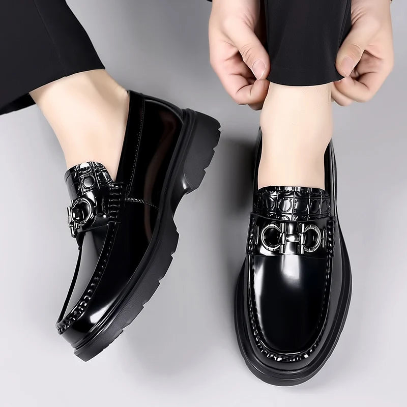 Leather Loafer Business Shoes - Trunkdudez