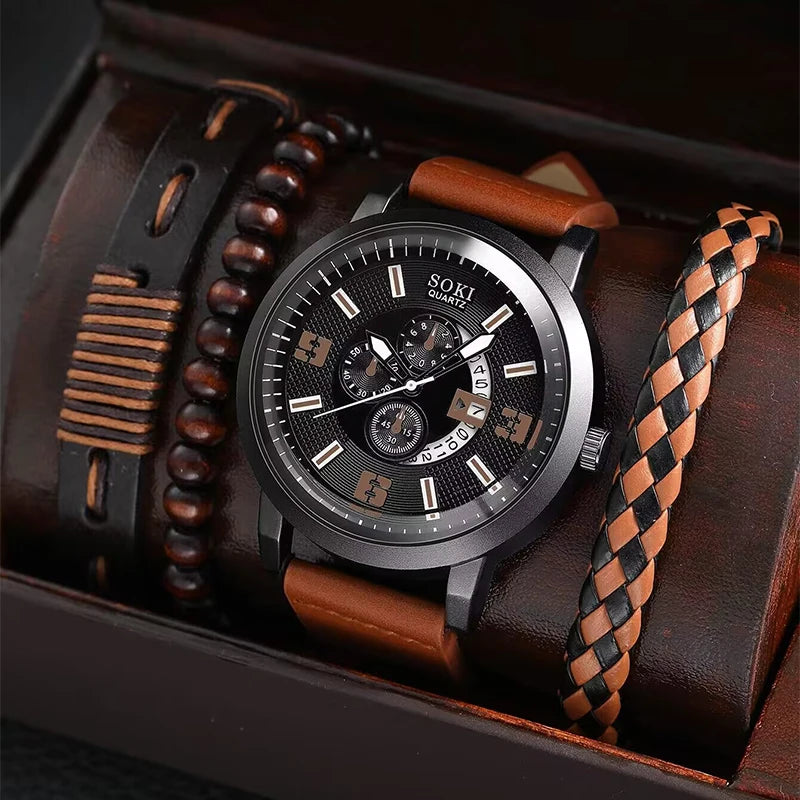Quartz Wristwatch Set - Trunkdudez