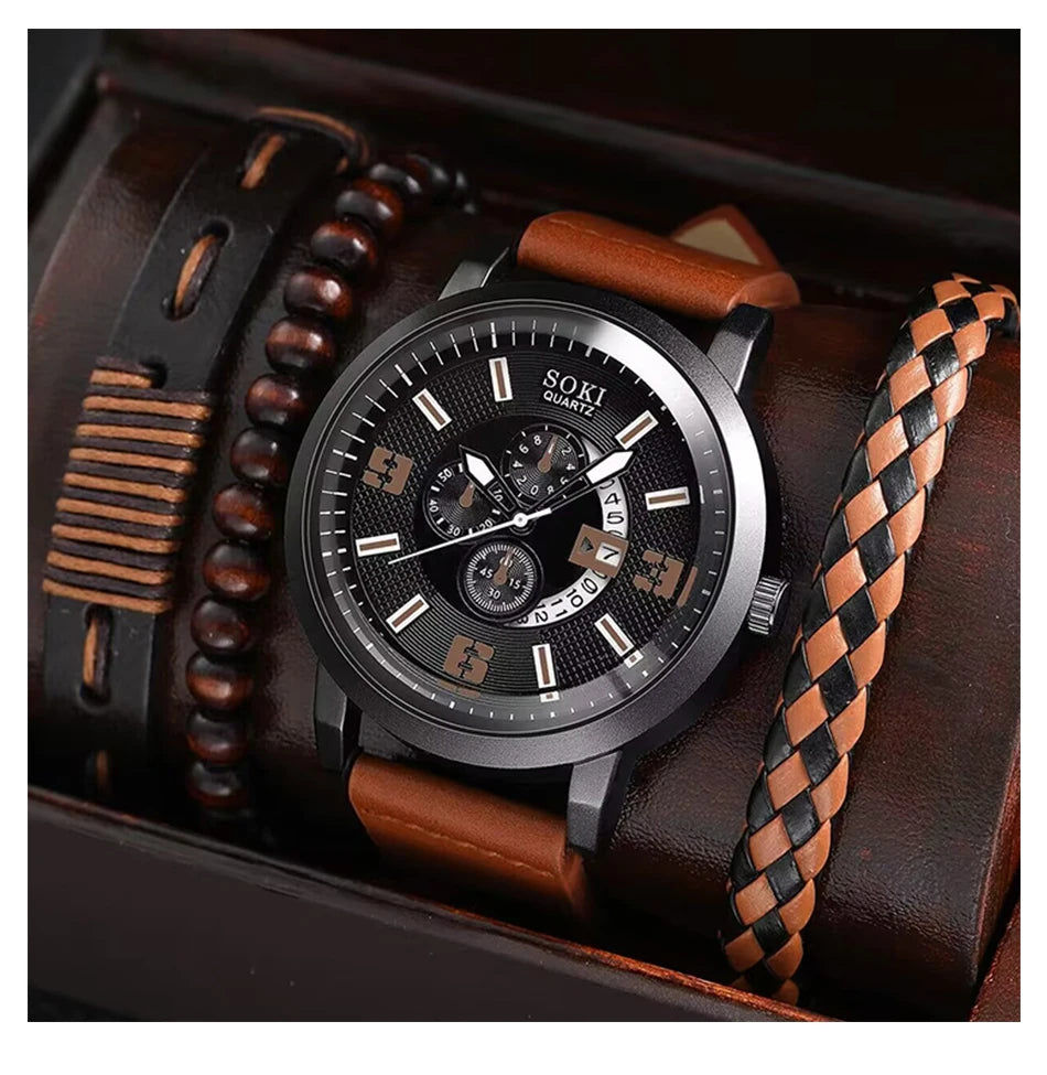 Quartz Wristwatch Set - Trunkdudez