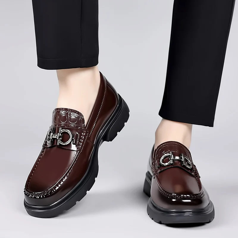 Leather Loafer Business Shoes - Trunkdudez