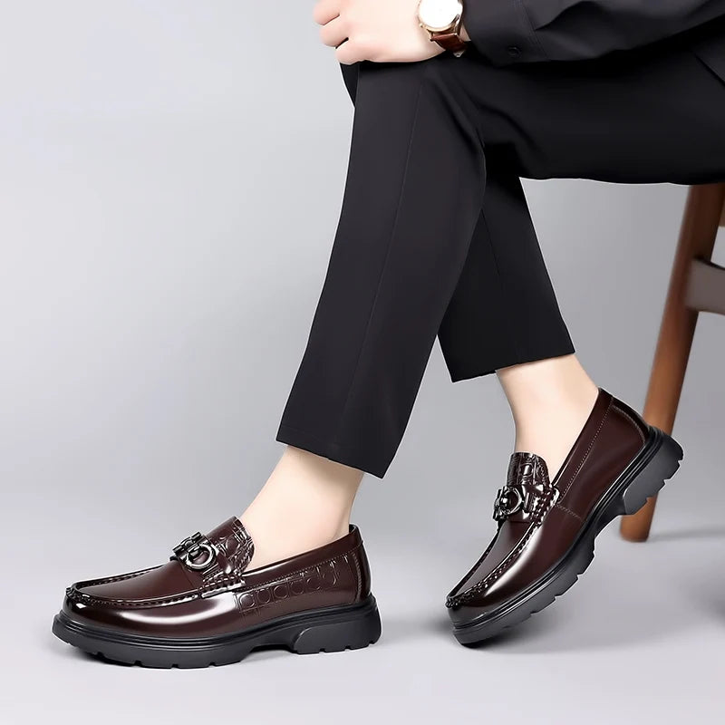 Leather Loafer Business Shoes - Trunkdudez