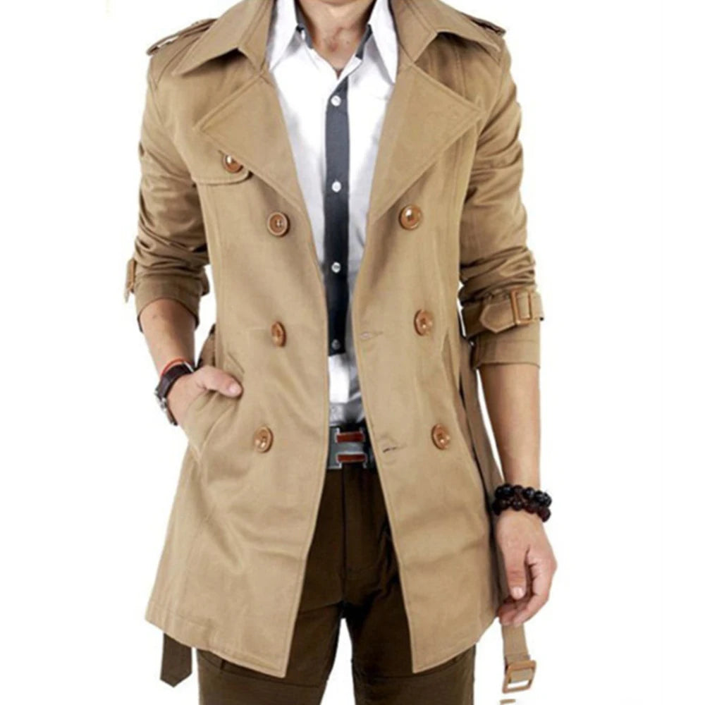 Mid-Length Trench Coat